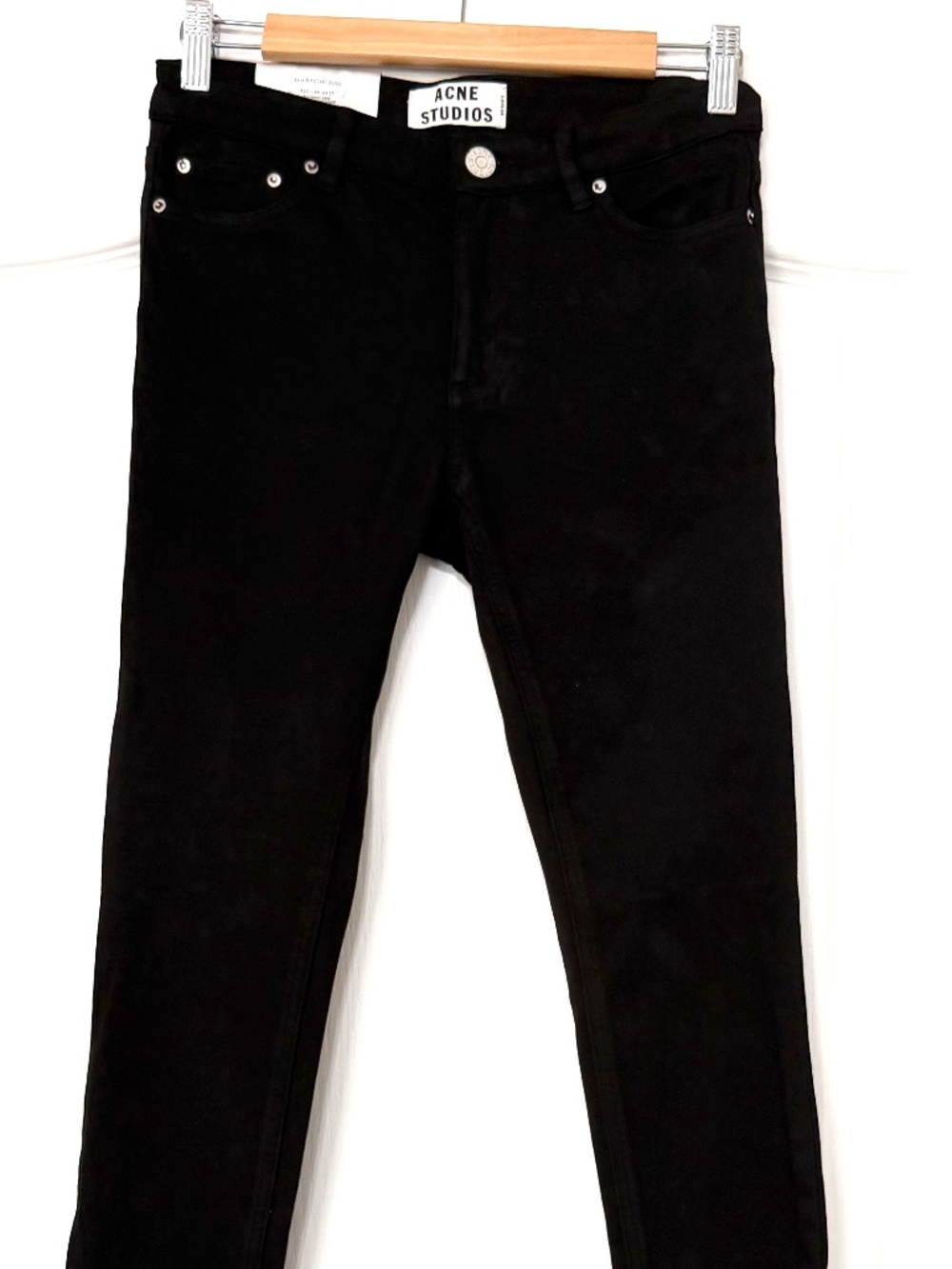 BNWT Acne Studios Skin 5 Skinny Jeans Black 26/32 NEW